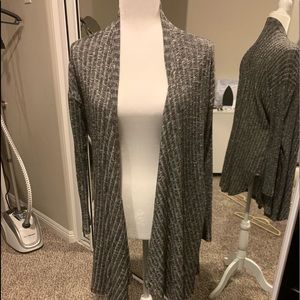 Black/white cardigan